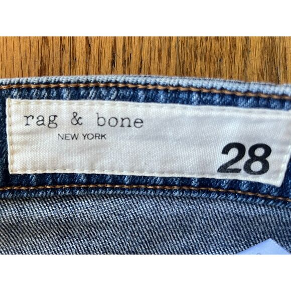 Rag & Bone New York Blue Nina High Rise Ankle Flare Denim Jeans Women's Size 28 - Picture 3 of 12